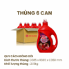 Thùng Nước Giặt Xả Đậm Đặc KYROS Hương Nước Hoa Pháp 3.5kg