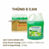 Thùng Nước Lau Sàn KYROS Hương Sả Chanh 3.6kg