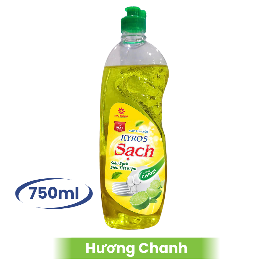Nước Rửa Chén KYROS Tinh Chất Chanh 750g