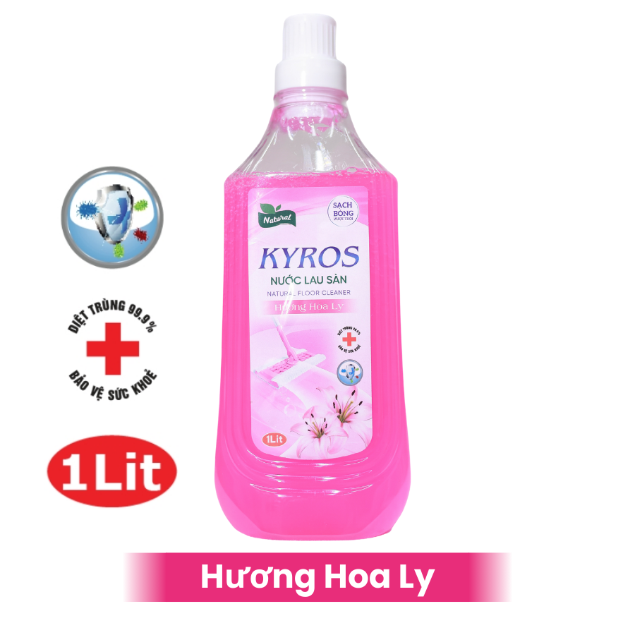 Nước Lau Sàn KYROS Hương Hoa Ly 1 Lít