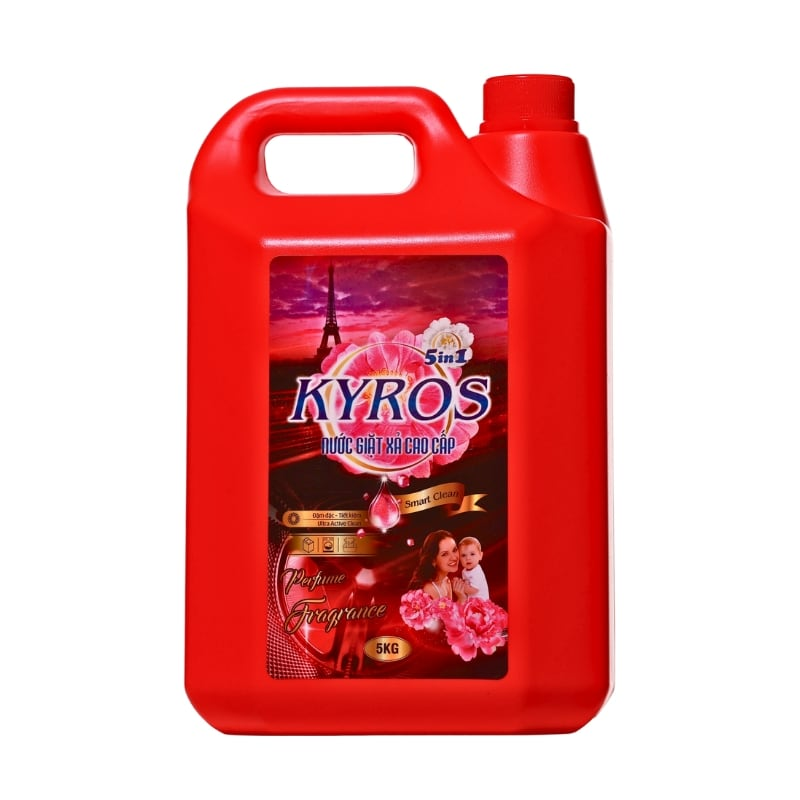 Nước Giặt Xả Đậm Đặc KYROS Hương Nước Hoa Pháp 3.5kg