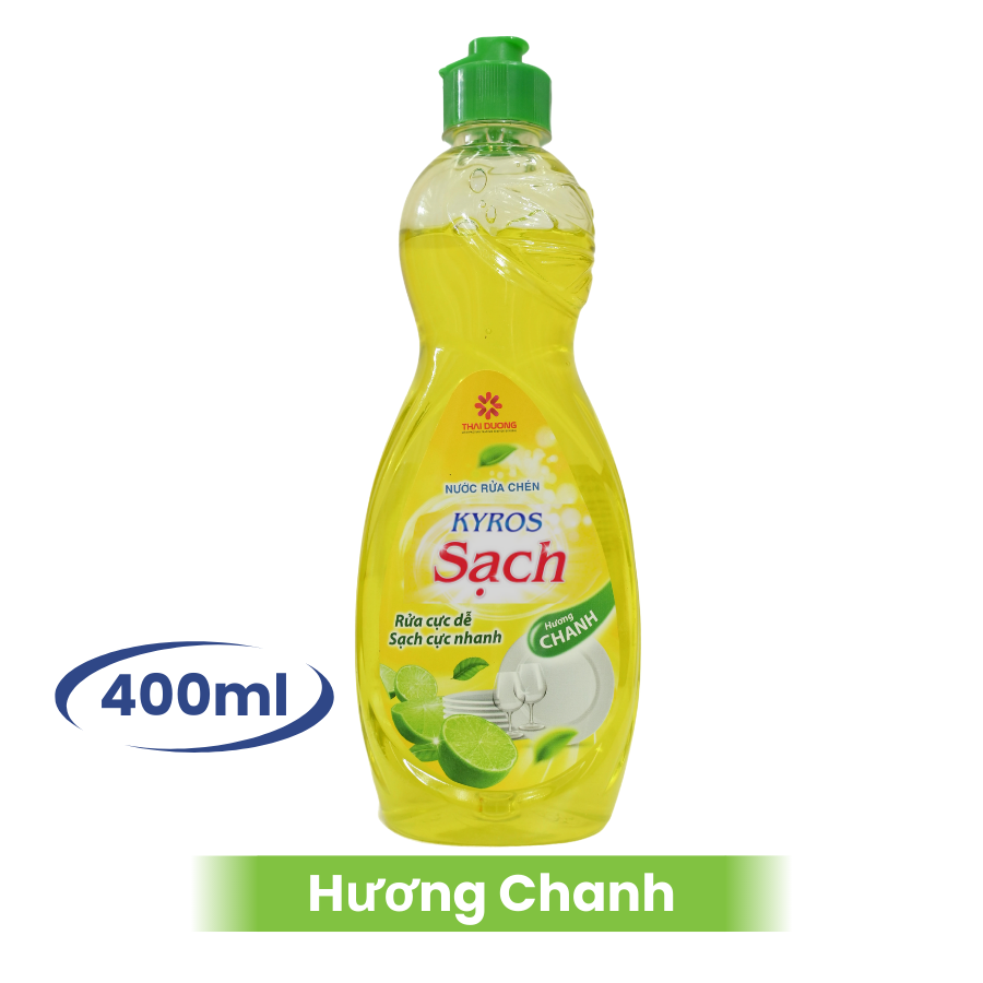 Nước Rửa Chén KYROS Tinh Chất Chanh 400g