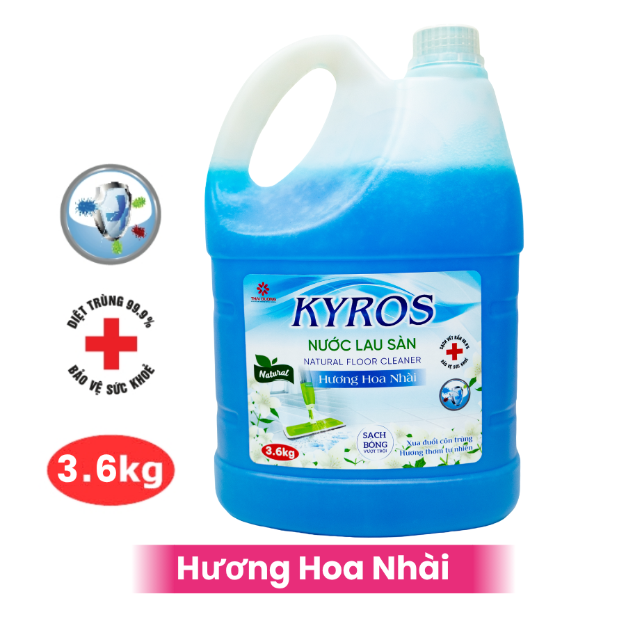 Nước Lau Sàn KYROS Hương Hoa Nhài 3.6kg
