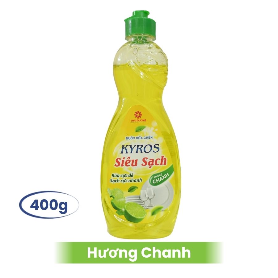 Nước Rửa Chén KYROS Tinh Chất Chanh 400g