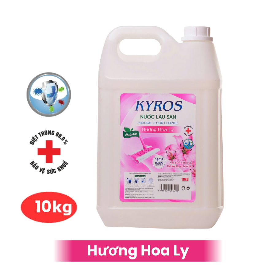 Nước Lau Sàn KYROS Hương Hoa Ly 10kg