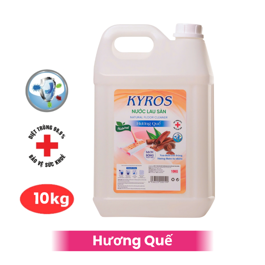 Nước Lau Sàn KYROS Hương Quế 10kg