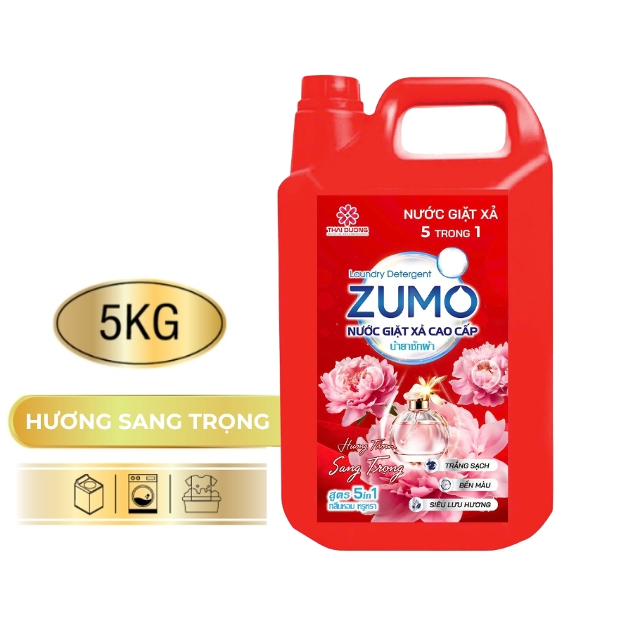 Nước Giặt Xả 5in1 ZUMO - Hương Sang Trọng 5kg