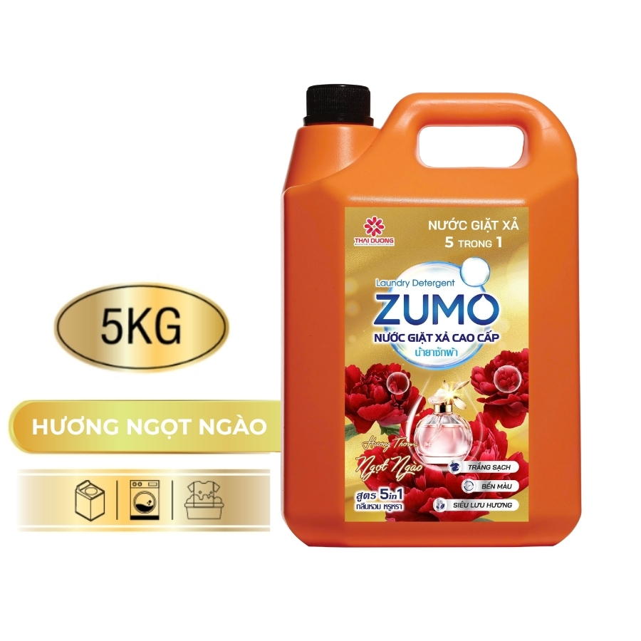 Nước Giặt Xả 5in1 ZUMO - Hương Ngọt Ngào 5kg