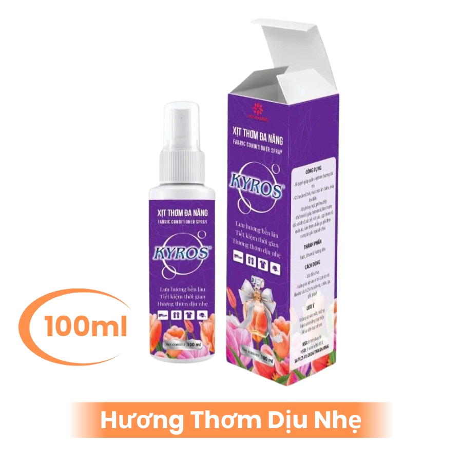 Xịt Thơm Đa Năng KYROS - Hương Violet 100ml
