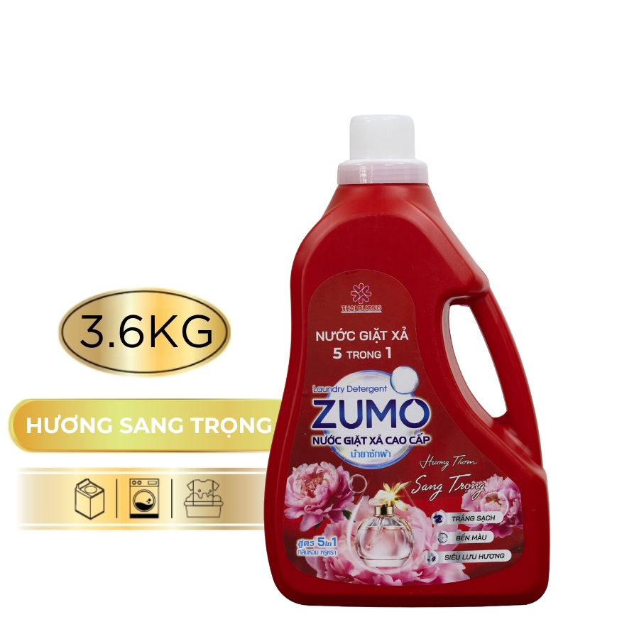 Nước Giặt Xả 5in1 ZUMO - Hương Sang Trọng 3.6kg