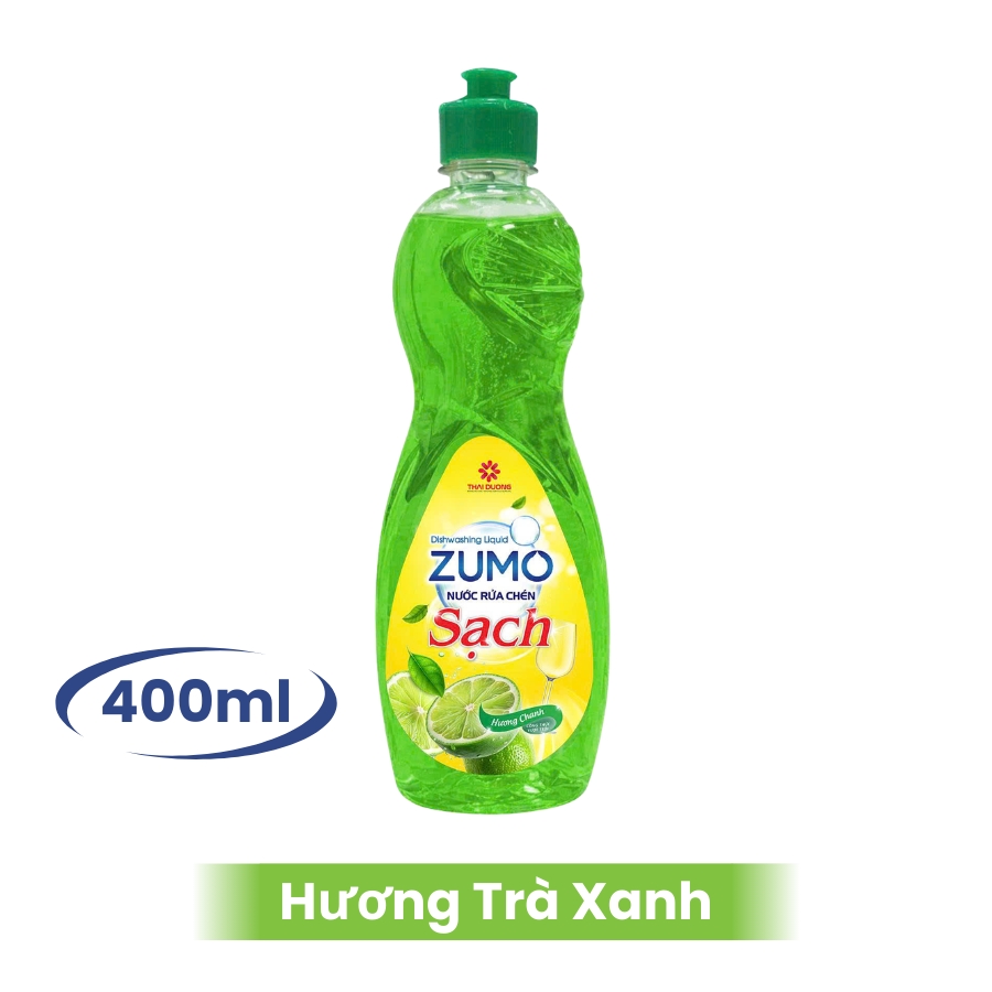 Nước Rửa Chén ZUMO - Tinh Chất Trà Xanh 400g
