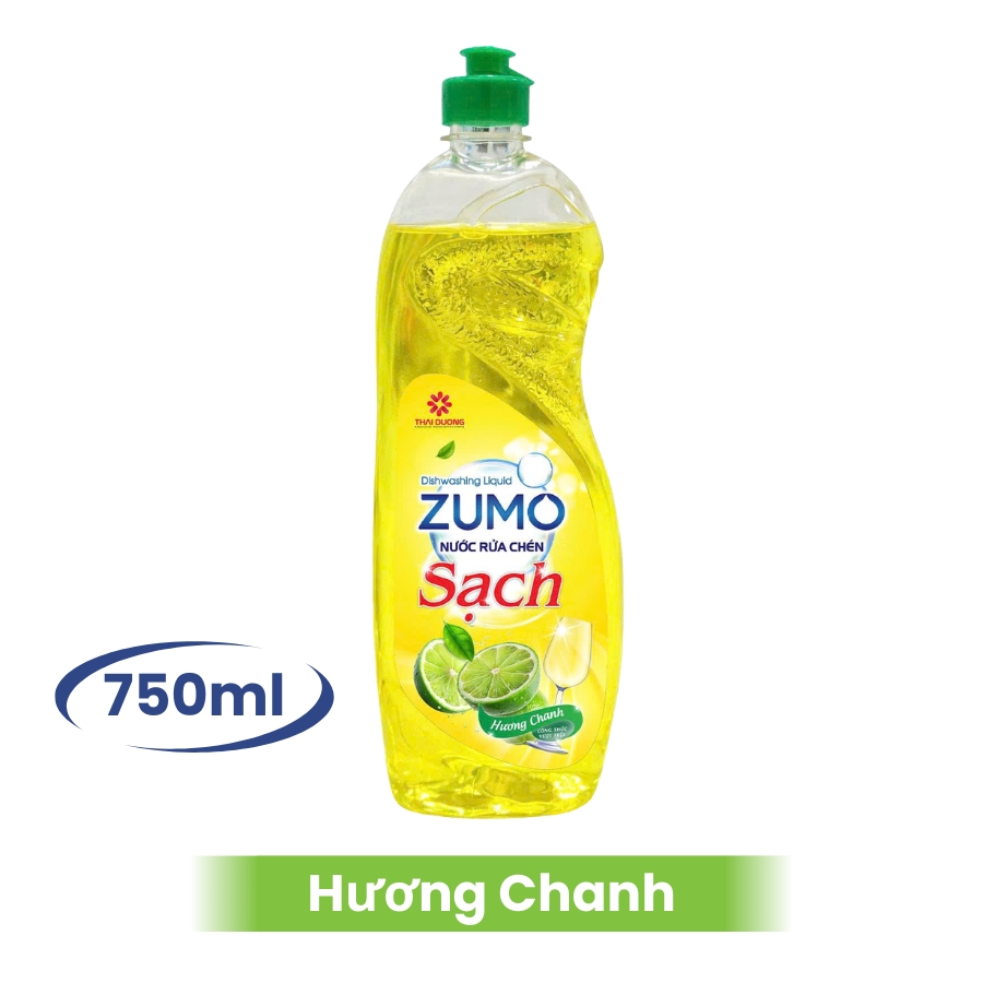 Nước Rửa Chén ZUMO - Tinh Chất Chanh 750ml